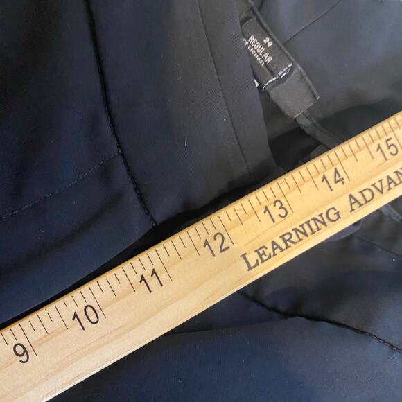 Lane Bryant Classic Black Wide Leg Slacks Dress Pants Size 24 - Picture 5 of 8